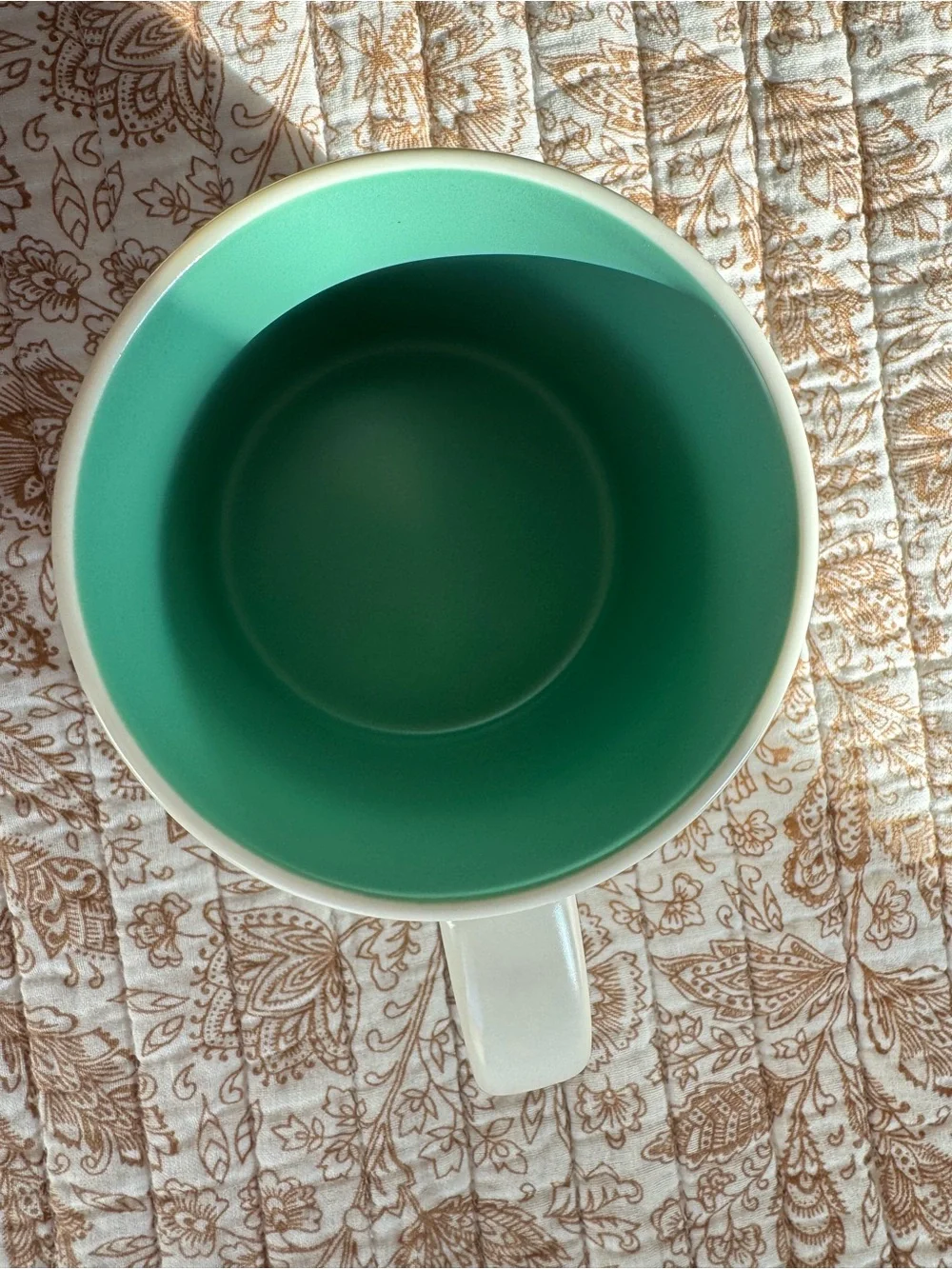 Starbucks Virginia White Ceramic State Mug with Colorful Floral Design